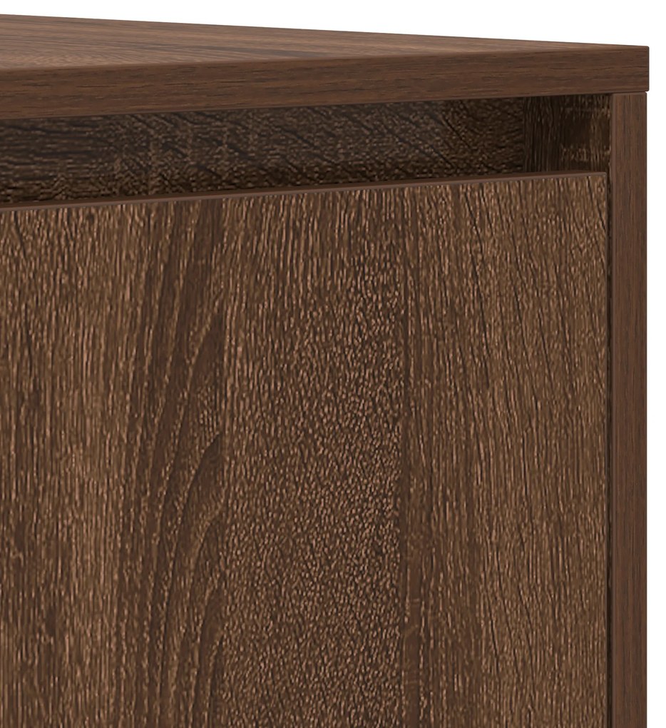 Sideboard Castanho Carvalho 120x41x75 cm Madeira engenheirada