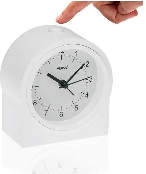 Relógio-Despertador Plástico (6,1 x 11,2 x 10,2 cm)