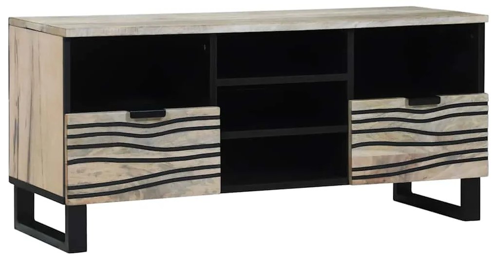 vidaXL Unidades de TV Branco 100 x 33 x 46 cm Madeira processada