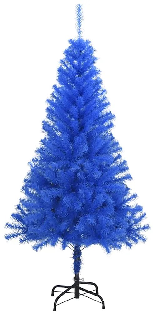 Árvore de Natal artificial com suporte 120 cm PVC azul