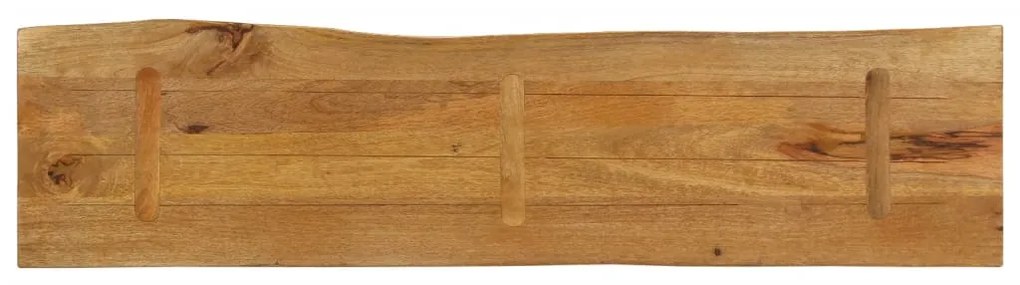 Tampo de mesa c/ borda viva 160x40x2,5 cm mangueira maciça