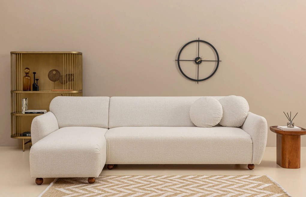 Sofá de Canto Eddy – Branco – 273 x 162 cm