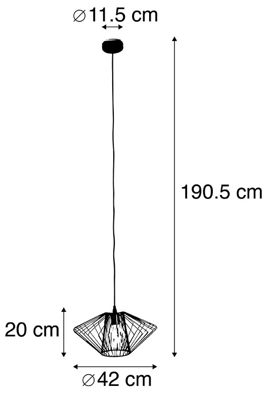 Candeeiro de suspensão design latão - Stiel Design