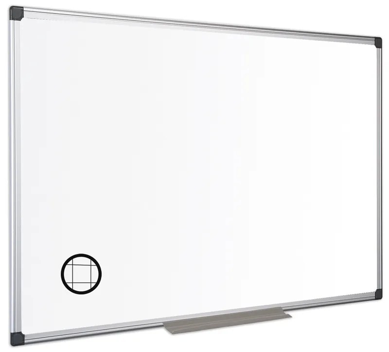 Bi-Office – Quadro Branco Quadriculado 100x200cm Maya (Moldura em Alumínio)