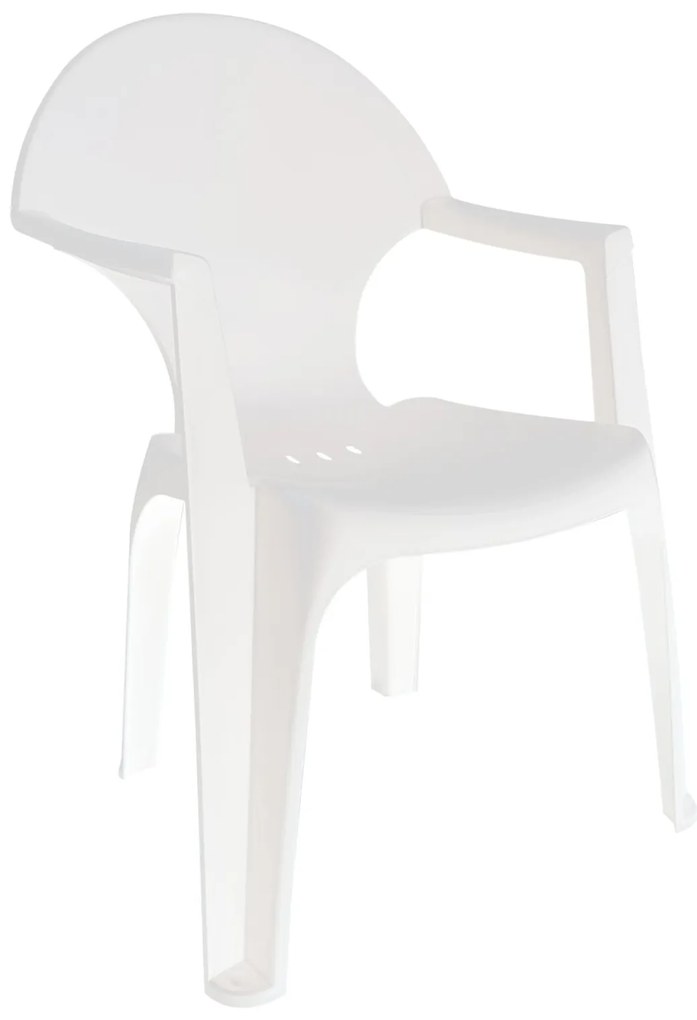 Cadeira LISBOA, branco - Pack 60 unidades