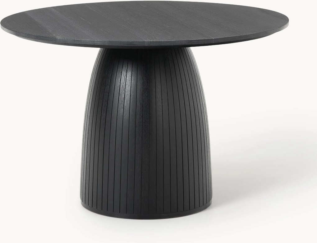 Mesa de jantar redonda com tampo em mármore Nelly, Ø 115 cm