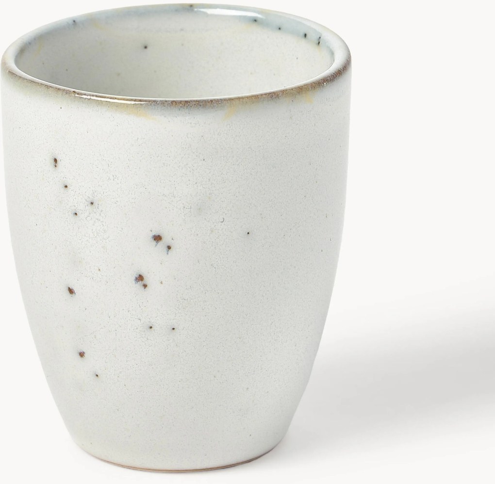 Chávenas de café expresso artesanais Nordic Sand, conjunto de 6