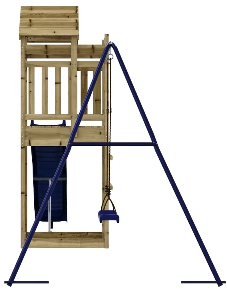 Conjunto de brincar para exterior madeira de pinho impregnada
