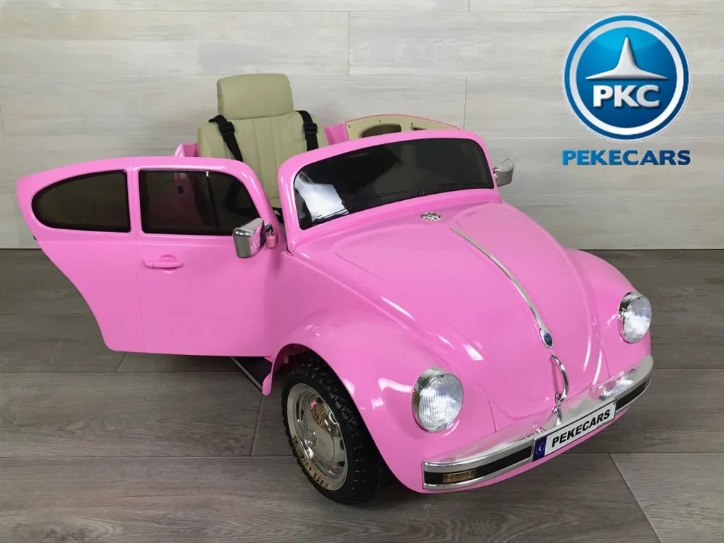Vw Carocha Clássico Rosa 12V 2.4G