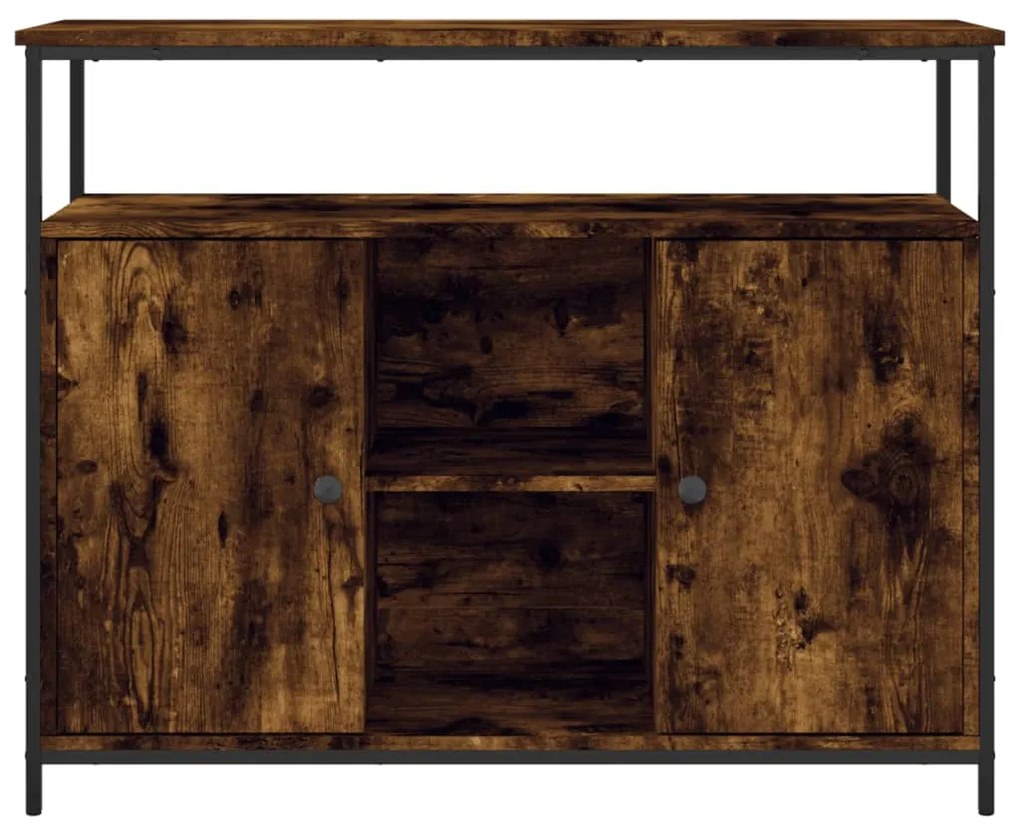 Aparador 100x35x80 cm derivados de madeira carvalho fumado