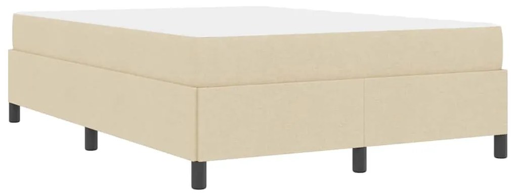 Cama Box Creme, Preto 140 x 190 cm