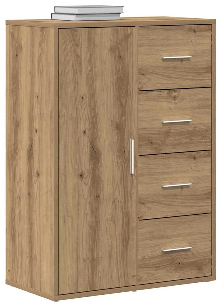Sideboard vidaXL Artisan Carvalho 60x31x84 cm Madeira de engenharia