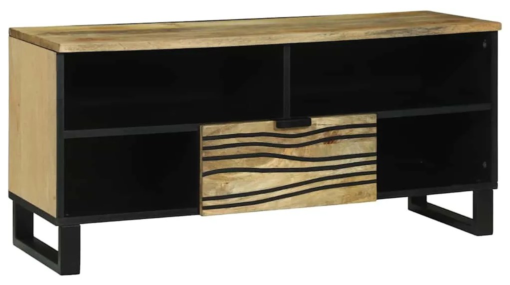 vidaXL Armário de TV com gaveta Castanho 105 x 33 x 46 cm
