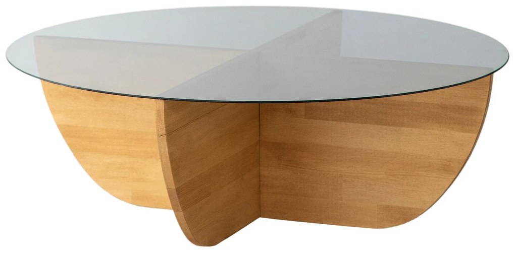Mesa de Centro Lily – Carvalho – 90x30x90 cm