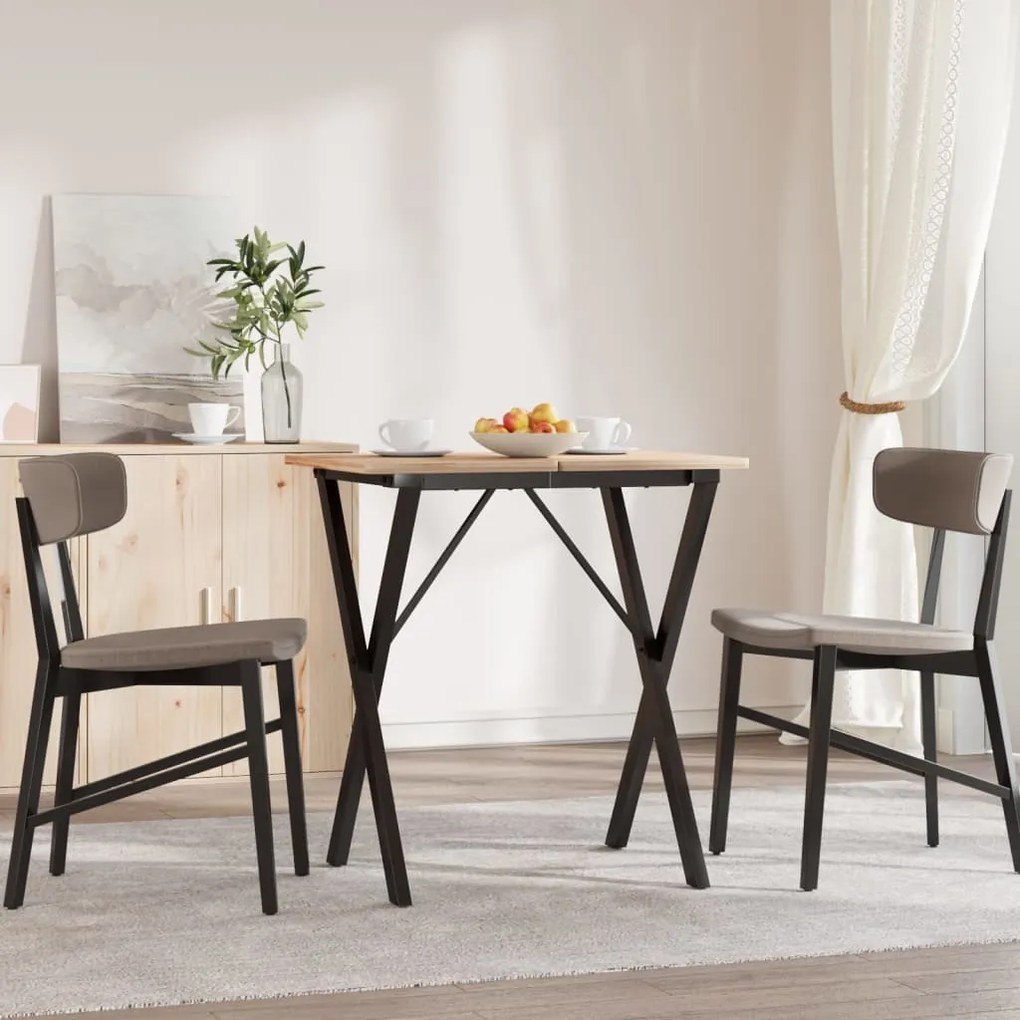 Pernas para mesa de jantar estrutura em X aço