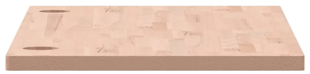Tampo de secretária 100x50x2,5 cm madeira de faia maciça