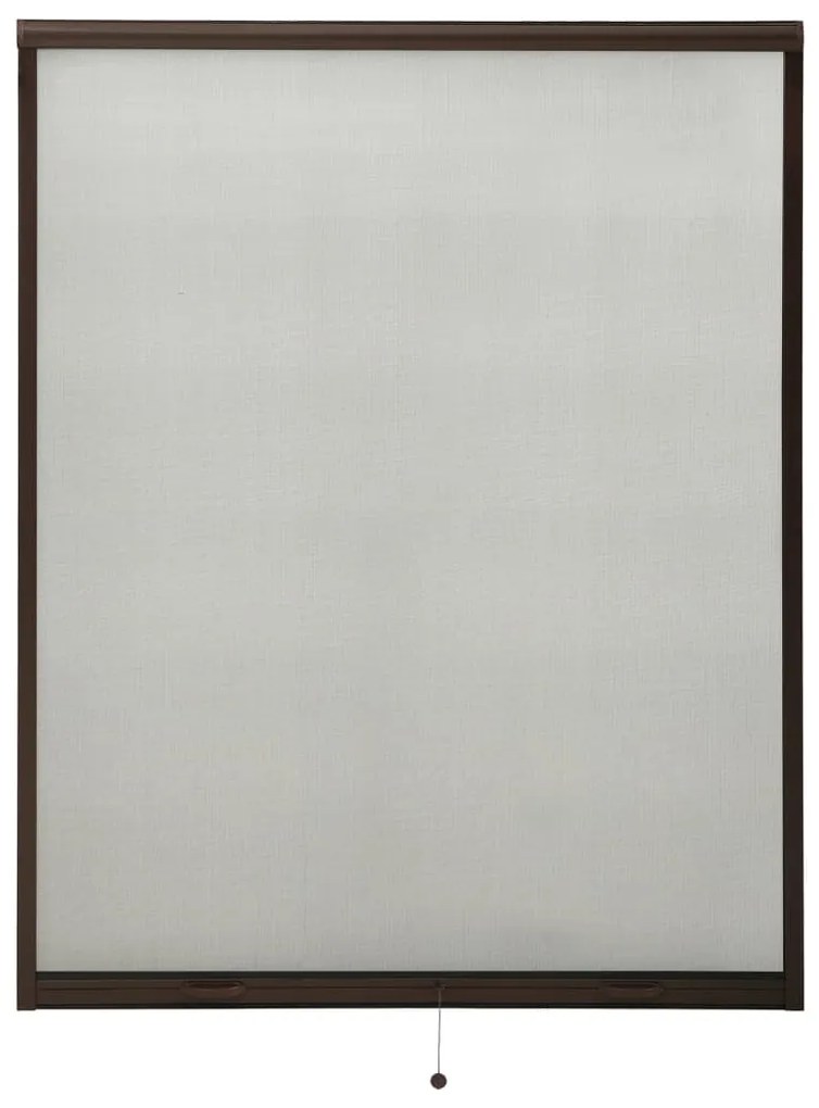 148734 vidaXL Tela anti-insetos de descer para janelas 140x170 cm antracite