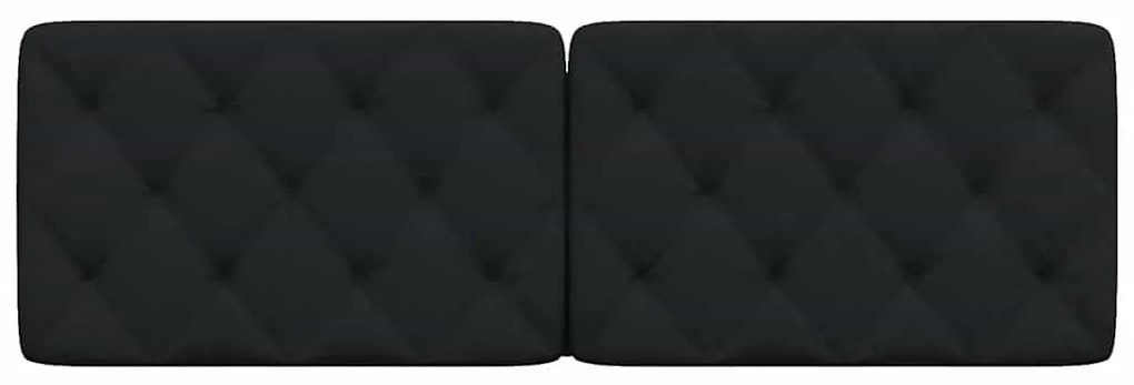 Almofadão de cabeceira 160 cm tecido preto