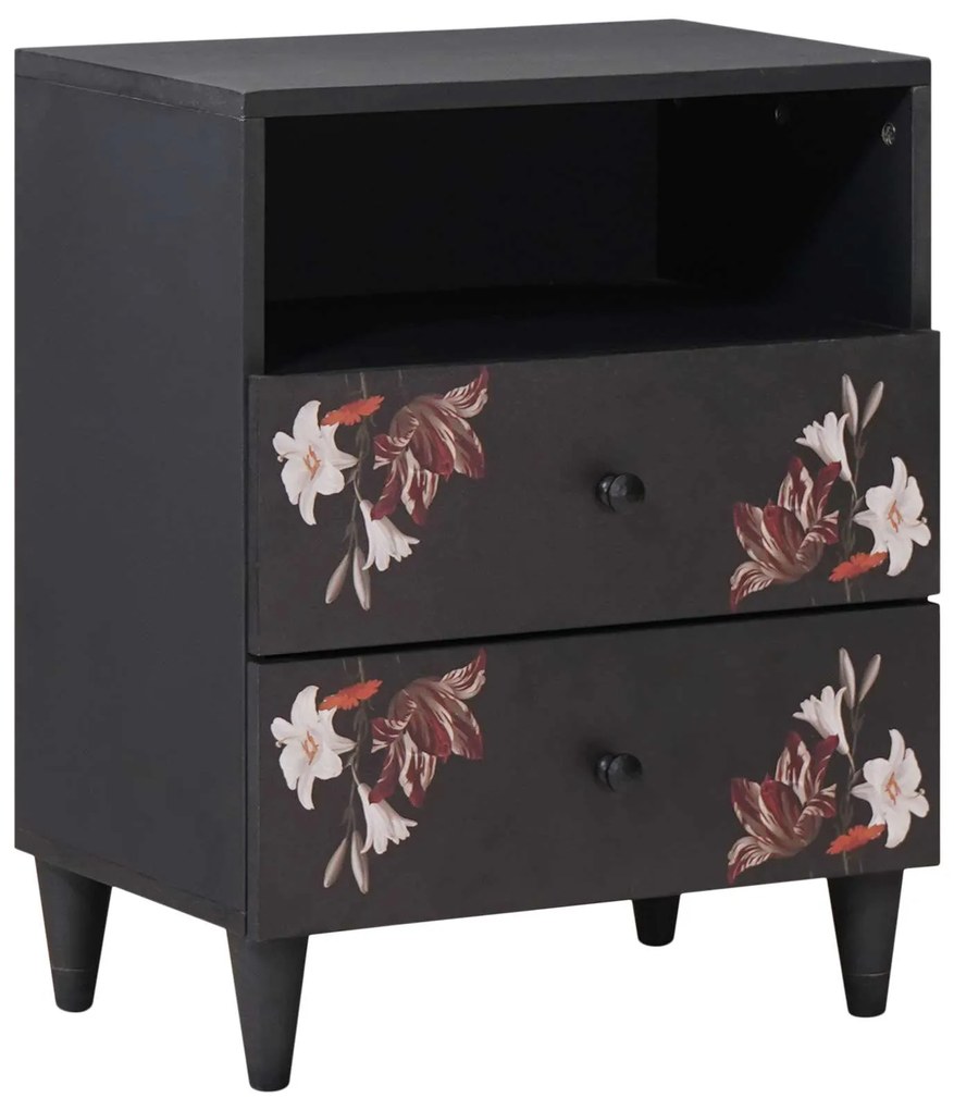 vidaXL Mesa-de-cabeceira com gaveta Multicolor 50 x 33 x 60 cm