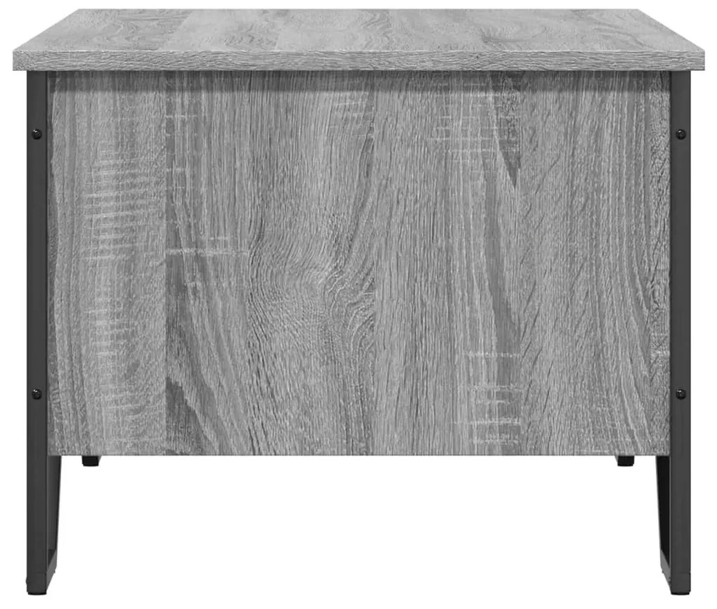 Mesa de centro 100x51x40cm derivados de madeira cinzento sonoma