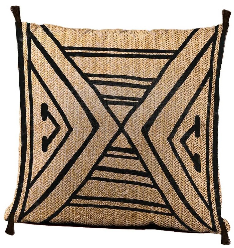 Almofada Nature craft Geométrico 43 x 10 x 43 cm
