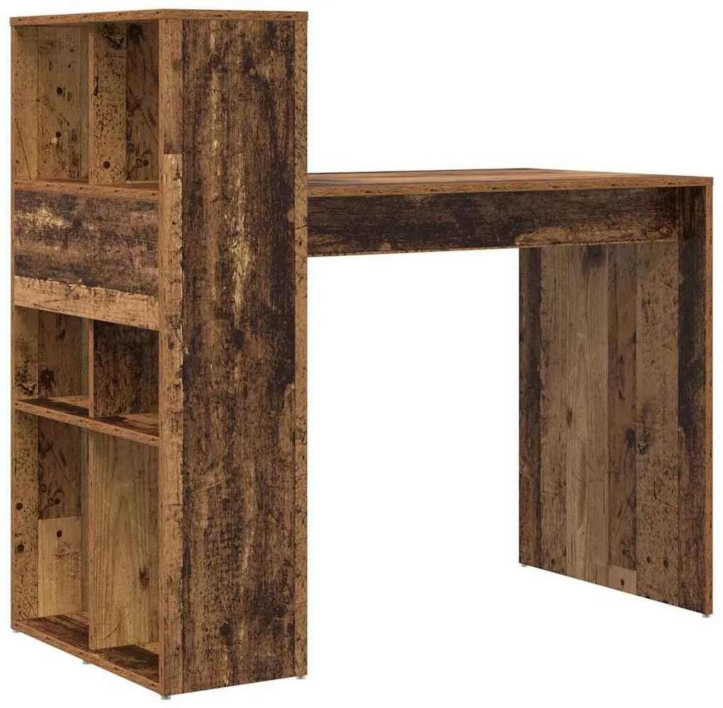 Mesa de Escritório Madeira Antiga Madeira Derivada Padrão