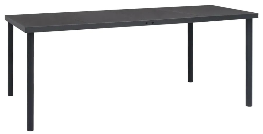 7 pcs conjunto de jantar para exterior aço