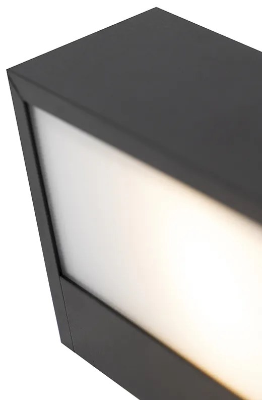 Aplique de parede alongado design preto 60 cm - Houx