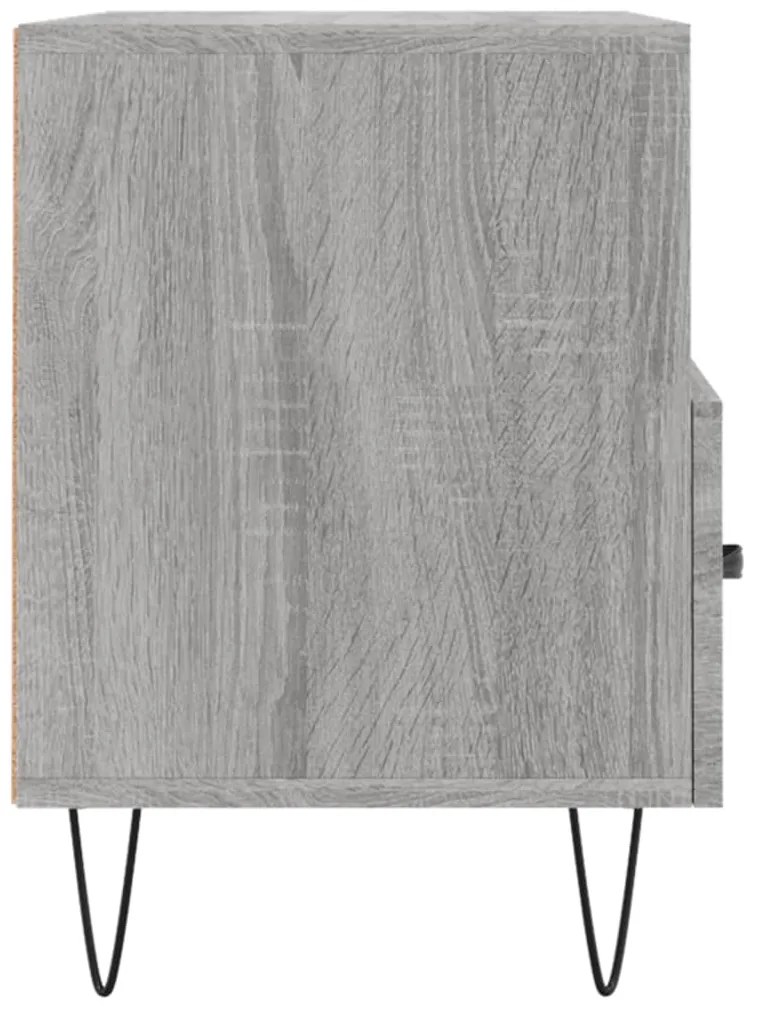 Móvel de TV 80x36x50 cm derivados de madeira cinzento sonoma