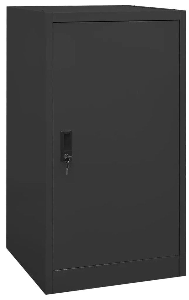vidaXL Armário para selas 53x53x105 cm aço antracite