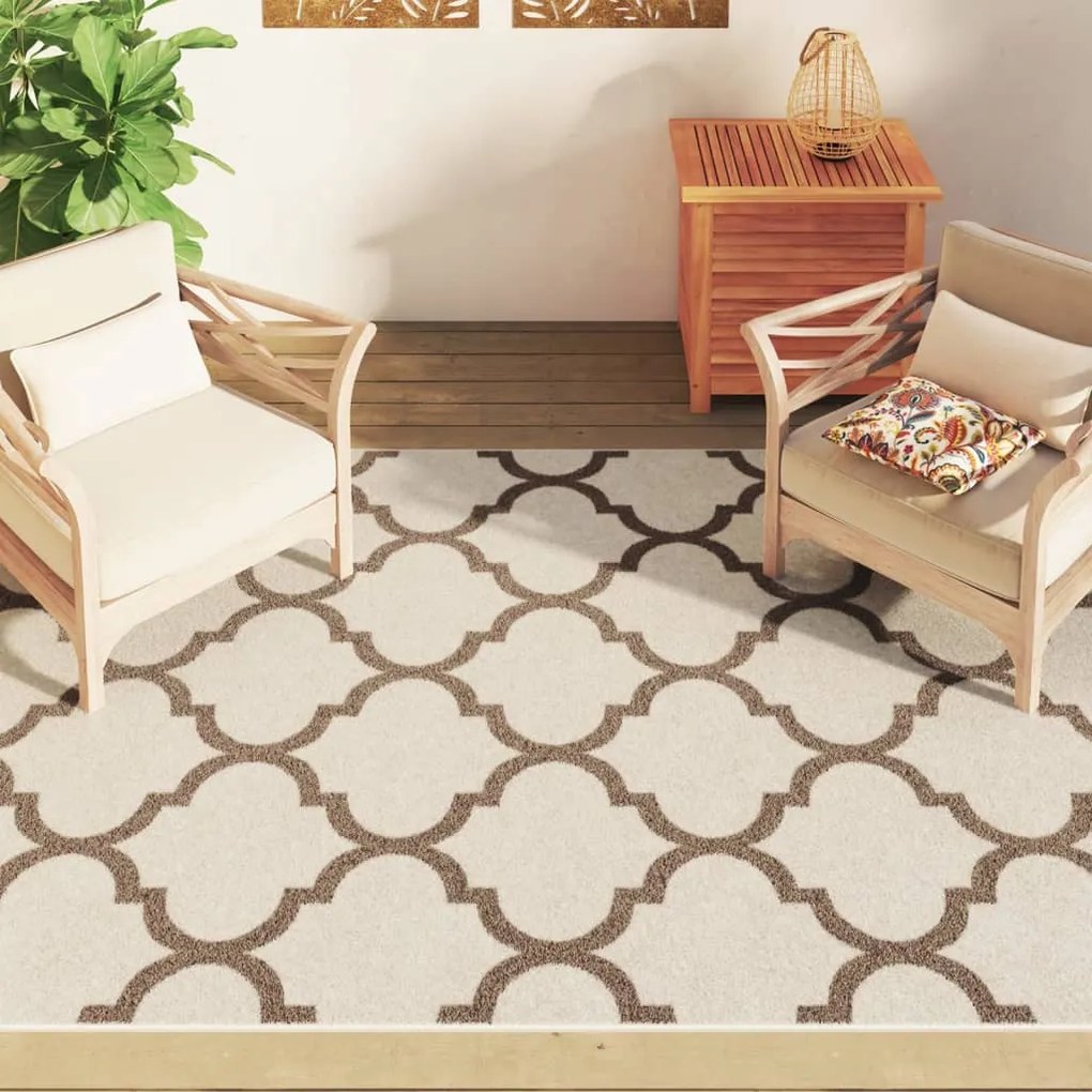 Tapete pelo curto antiderrapante int./ext. 160x230 cm multicor