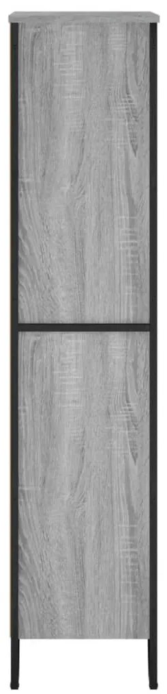 Estante 80x31x137,5 cm derivados de madeira cinzento sonoma