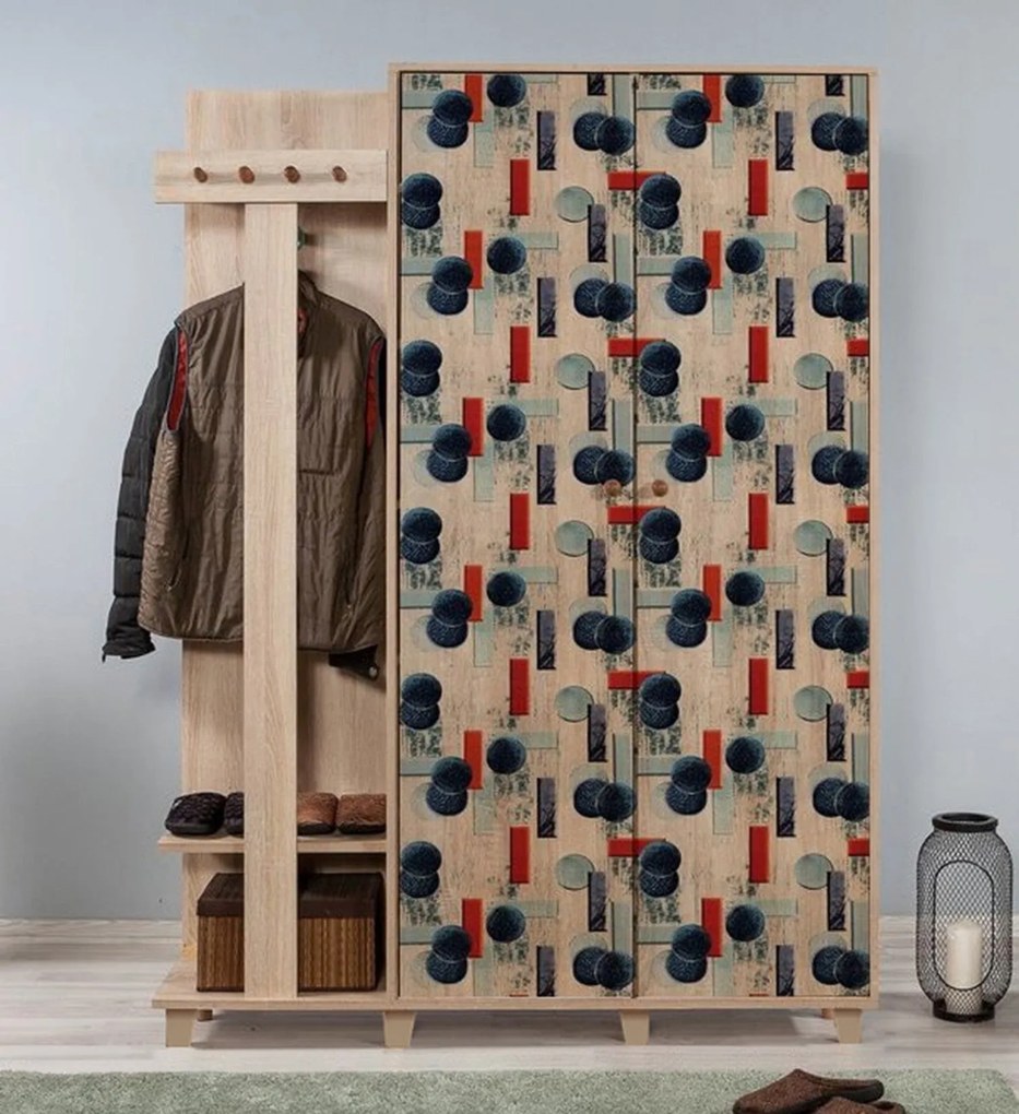 **** Hall Stand Garmanto – Carvalho Sonoma – 135x192x36 cm

**