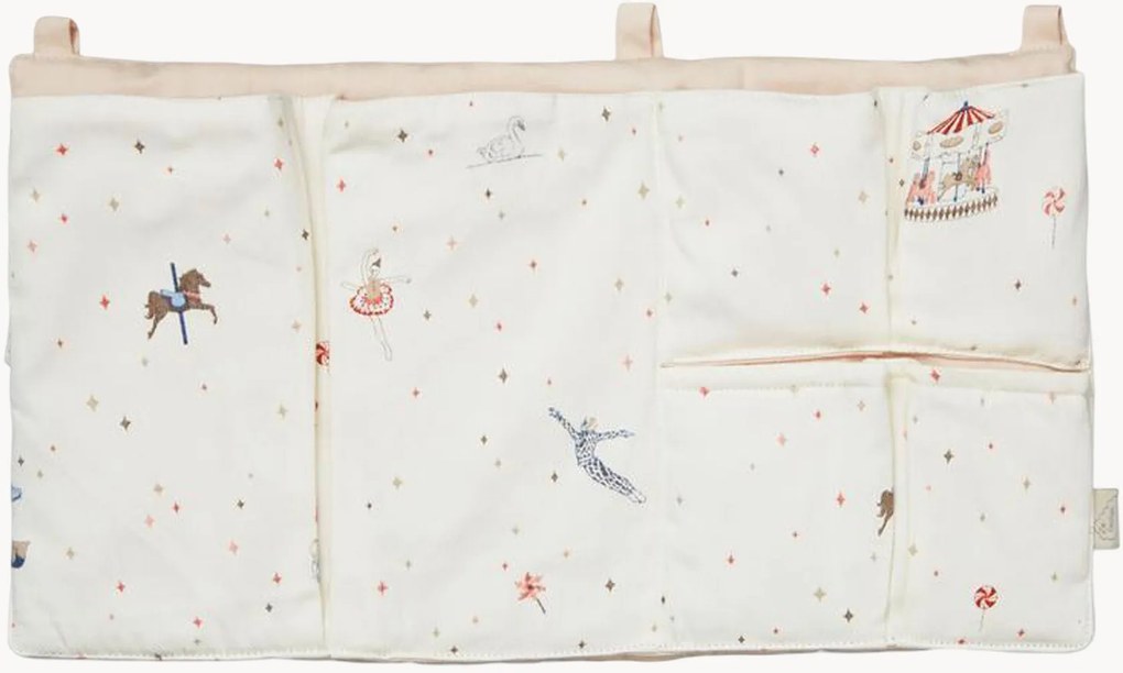 Bolso de cama infantil em algodão Carousel