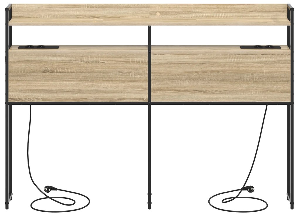 Cabeceira de armazenamento Carvalho sonoma 135 cm