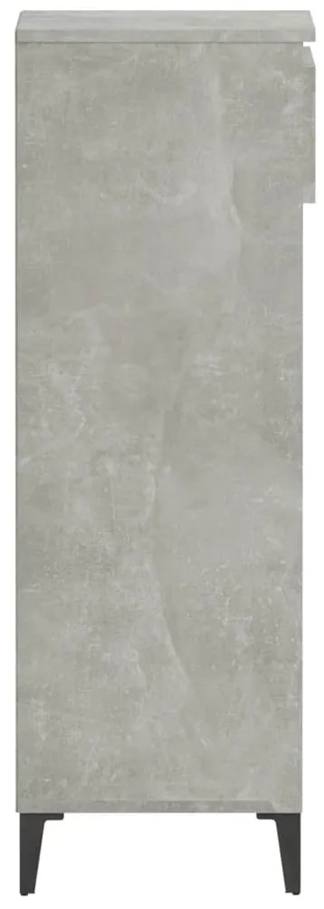 Sapateira 40x36x105 cm derivados de madeira cinzento cimento