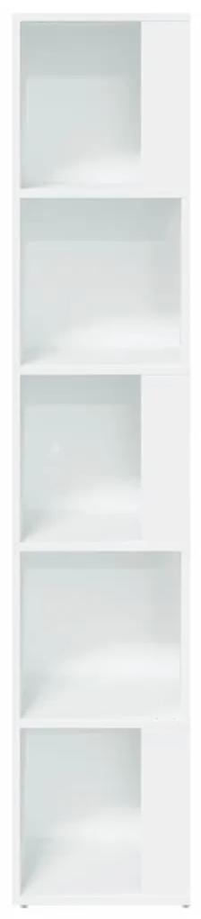 Armário de canto 33x33x164,5 cm contraplacado branco