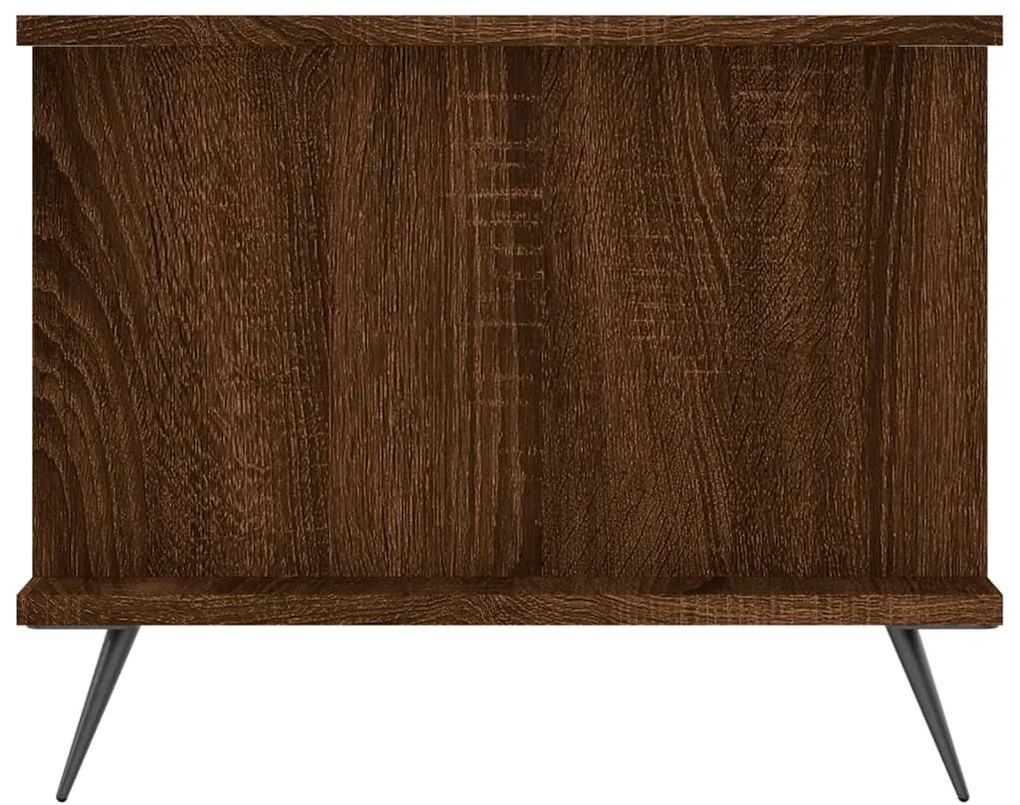 Mesa centro 90x50x40 cm derivados de madeira carvalho castanho