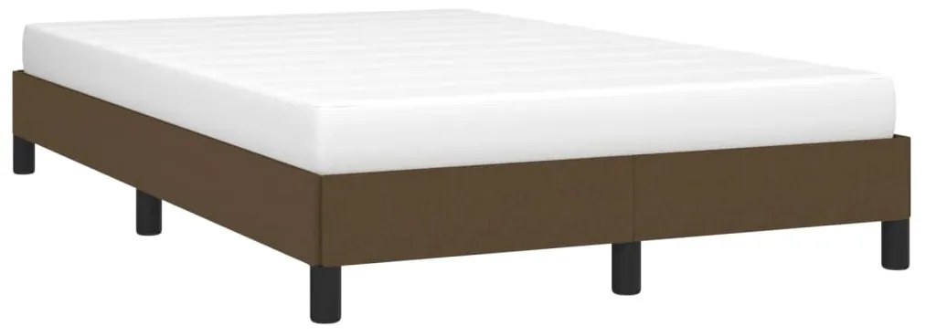 Estrutura de cama sem colchão 120x190cm castanho escuro