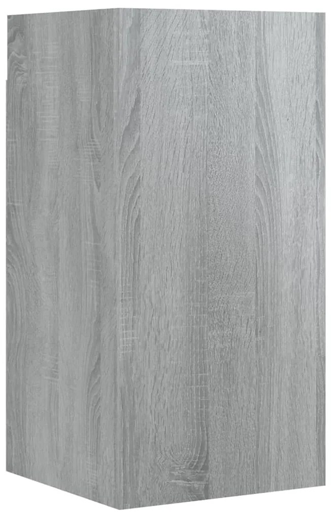 Conjunto móveis de TV 7 pcs madeira processada sonoma cinza