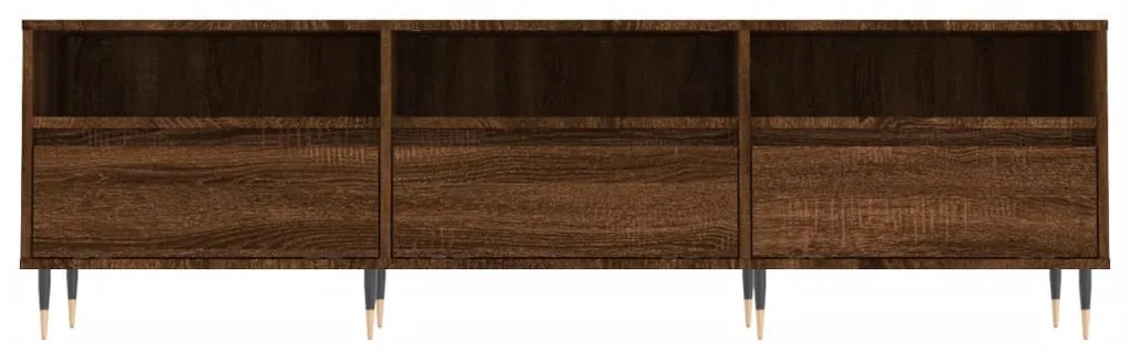 Móvel TV 150x30x44,5 cm derivados de madeira carvalho castanho