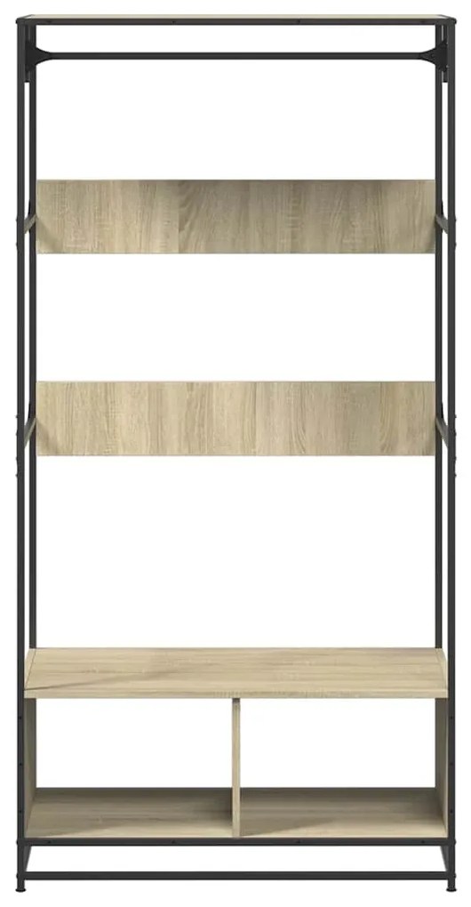 Roupeiro 90x50x180 cm derivados de madeira carvalho sonoma