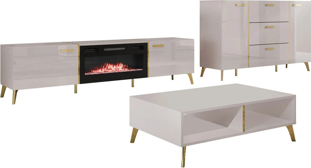 Conjunto para sala de estar Comfivo Teslomo 115