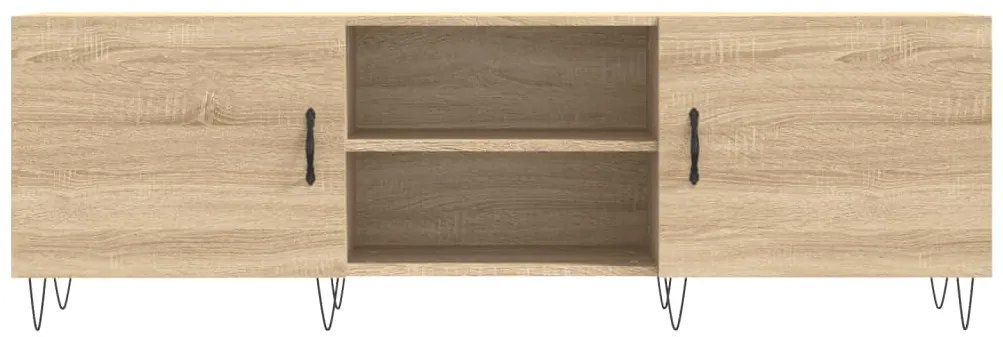 Móvel de TV 150x30x50 cm derivados de madeira carvalho sonoma