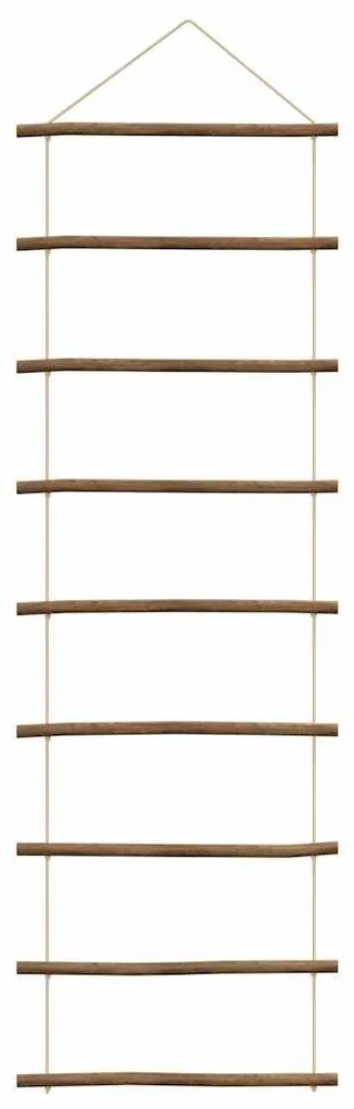 Decoração de parede em forma de escada 50x150 cm ramo natural