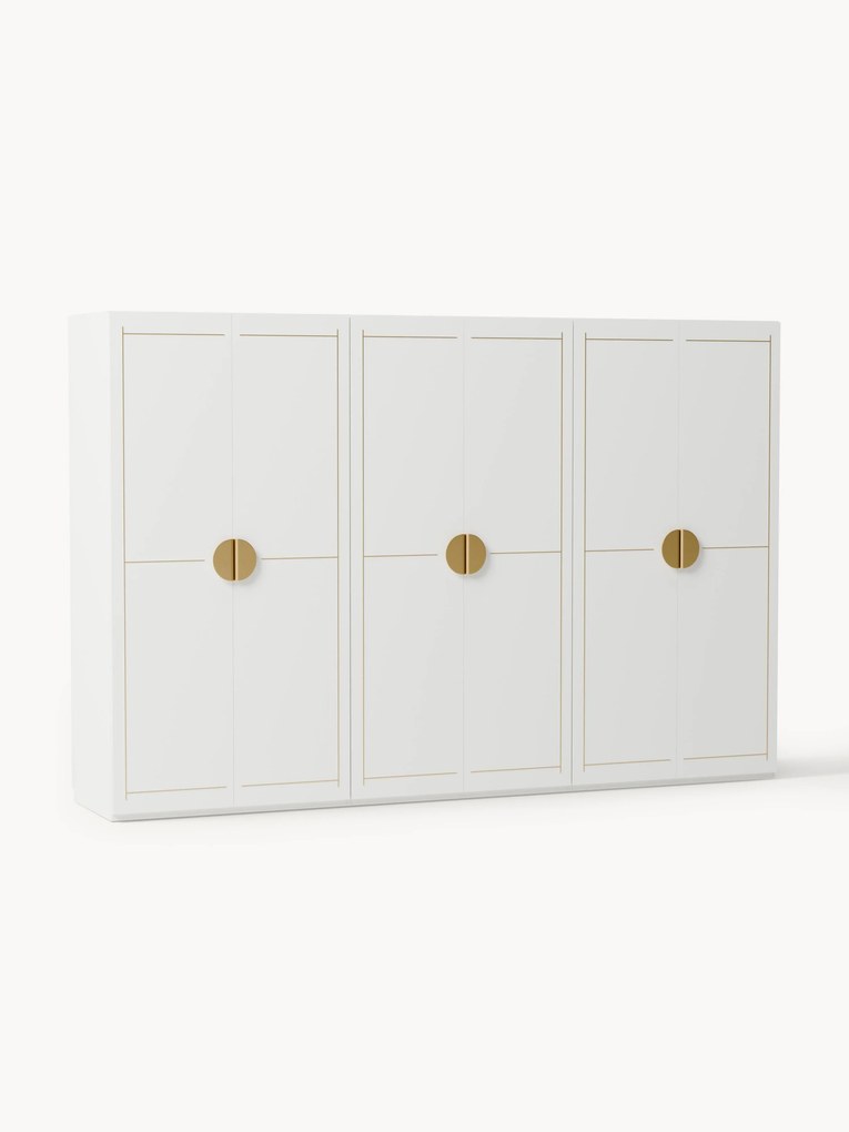 Roupeiro modular com portas articuladas Denise, L 300 cm, vários tamanhos