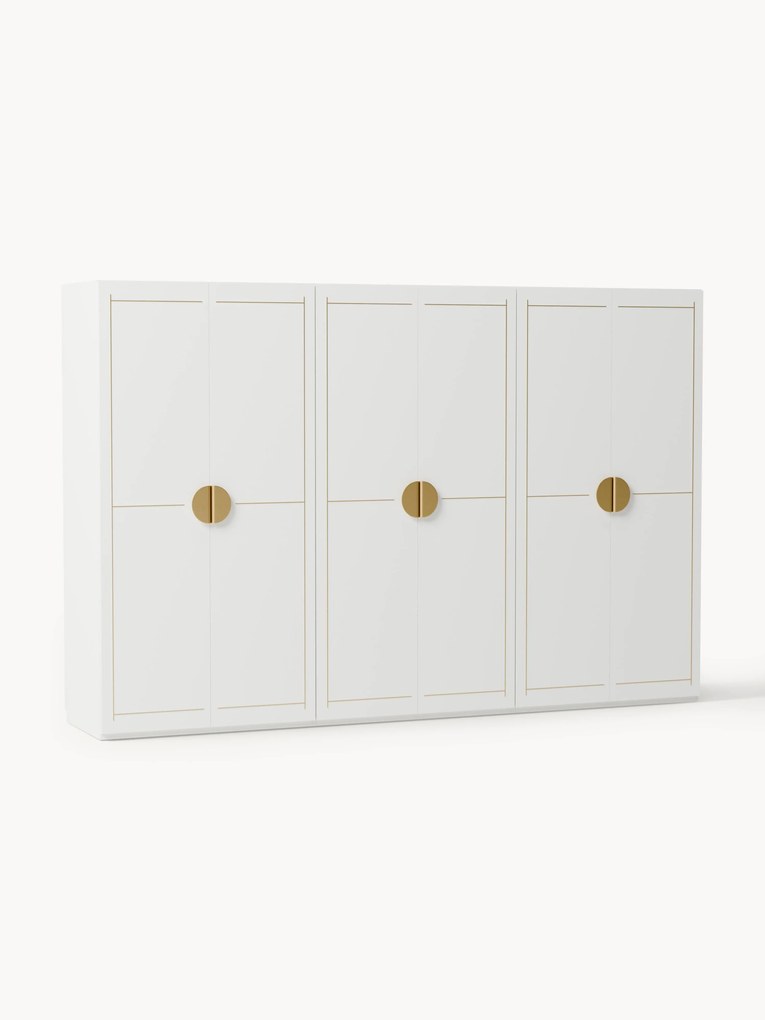 Roupeiro modular com portas de batente Denise, L 300 cm, vários tamanhos