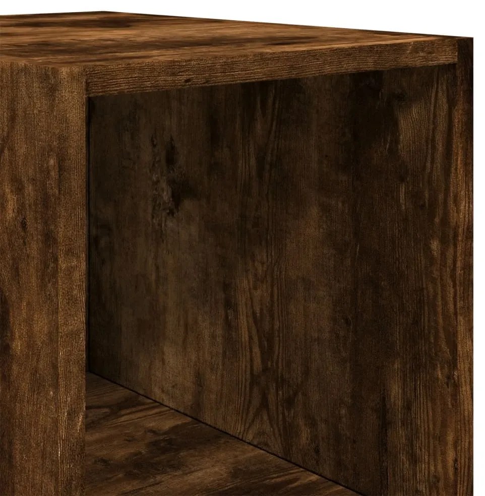 Armário alto 30x41x185 cm derivados de madeira carvalho fumado