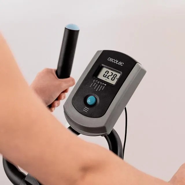 Bicicleta de ciclismo indoor Drumfit Indoor 6000 Compact com volante de inércia de 6 kg, 85 x 44 x 109 cm