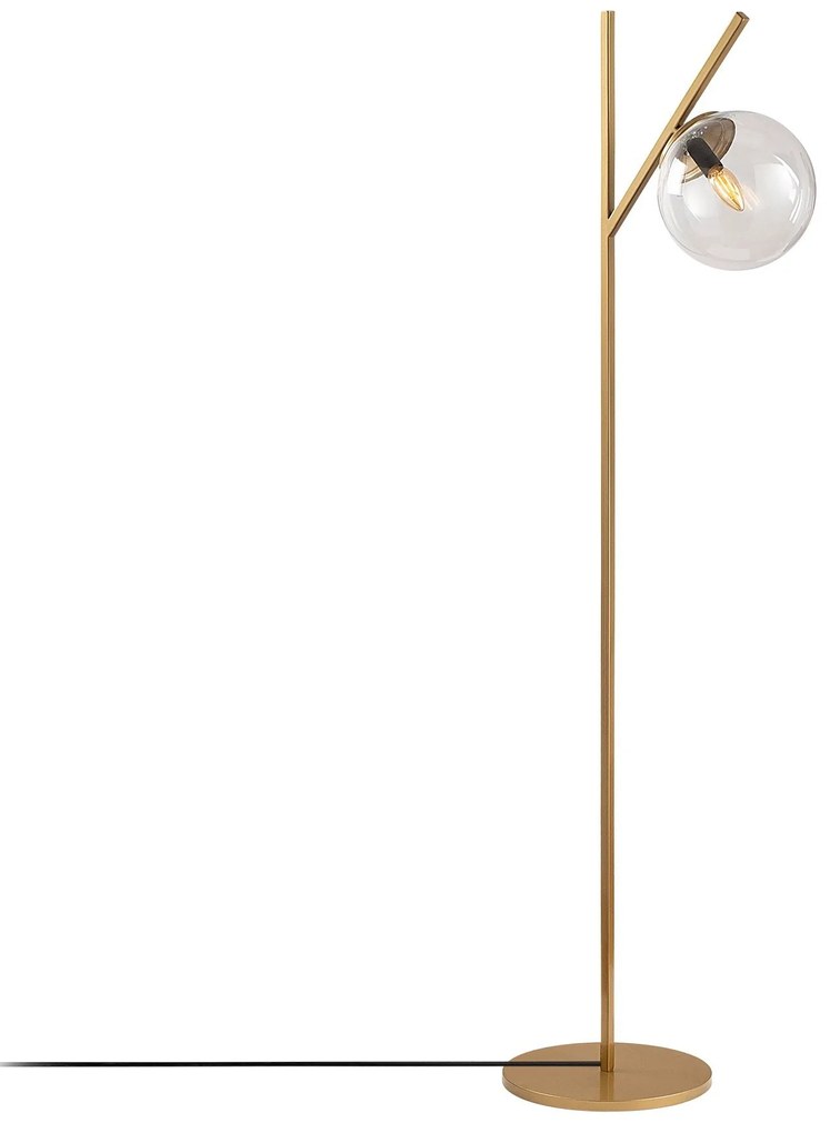 Lâmpada de Pé Fork – Dourada – 31 x 45 x 152 cm